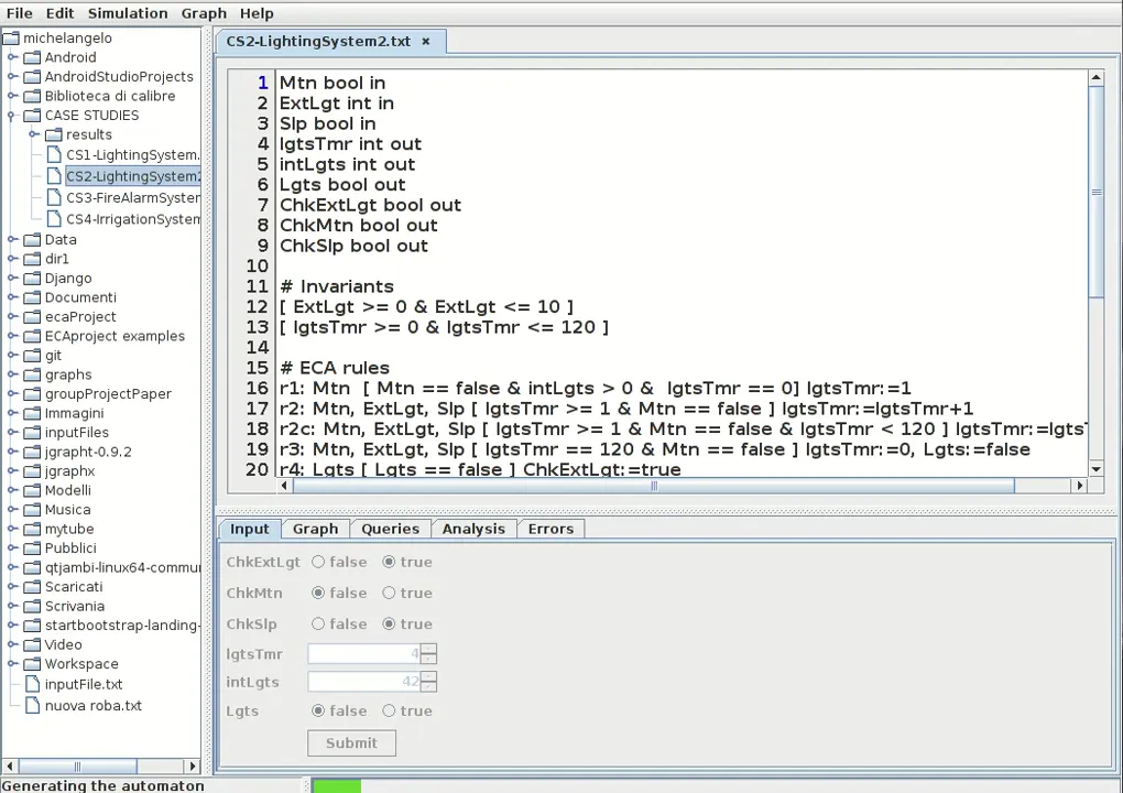 The vIRONy editor interface